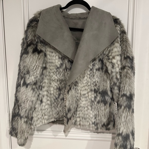 Marrakech Faux Fur / Suede Reversible Jacket - Picture 2 of 6